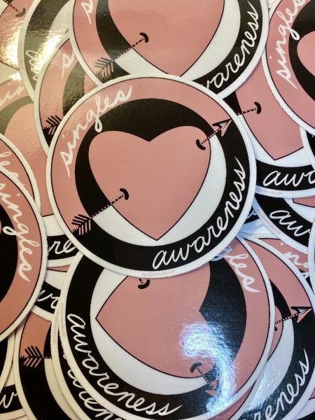 Singles Awareness Vinyl Sticker picture