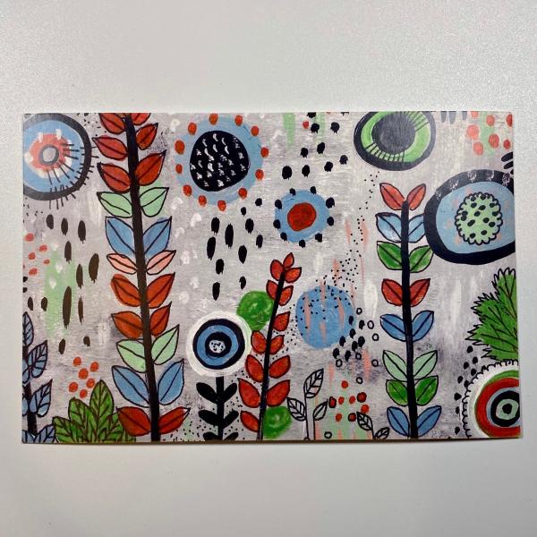 Colorful Plants Postcard picture