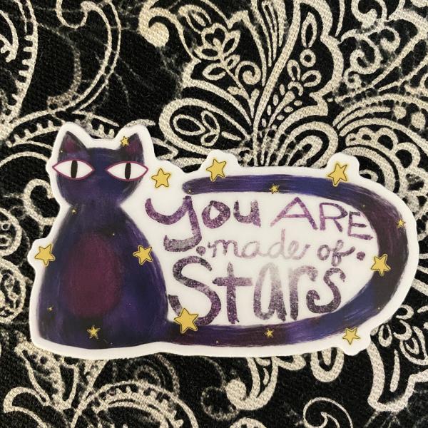 You are Made of Stars Vinyl Sticker