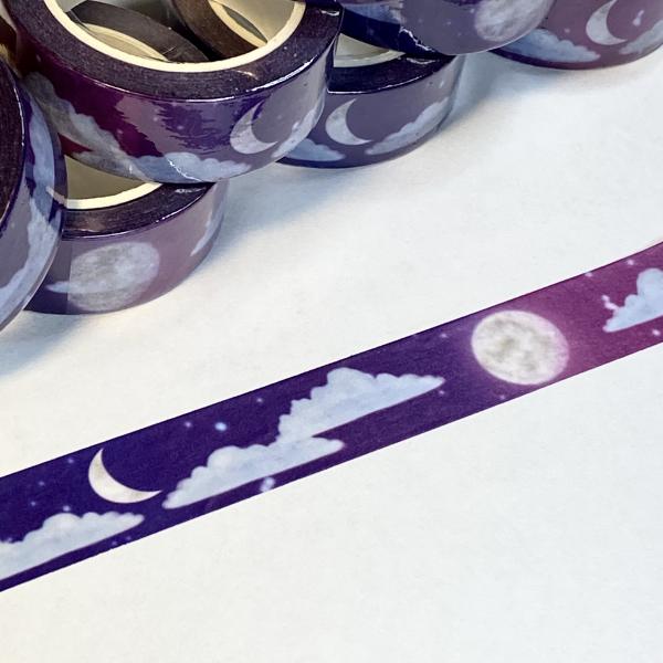 Moon and Coulds Washi Tape picture