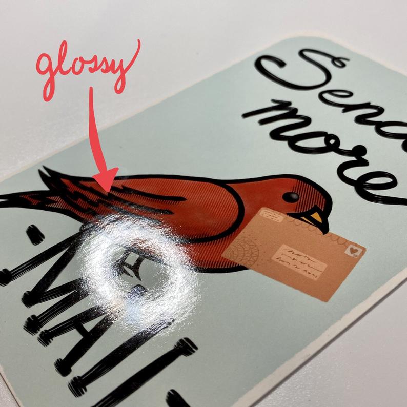 Send More Mail Postcard picture