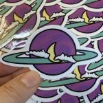 Colorful Planet Vinyl Sticker