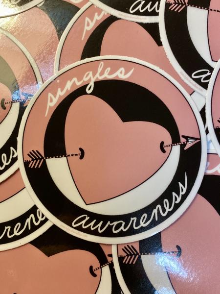 Singles Awareness Vinyl Sticker picture