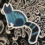 Cute Cat Vinyl Sticker