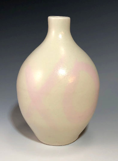 XO White Porcelain Bottle Vase picture