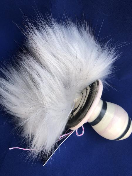 Double Fur Tail Rattle Butt Anal Plug picture