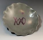 Hugs & Kisses Fluted Bowl - Dish