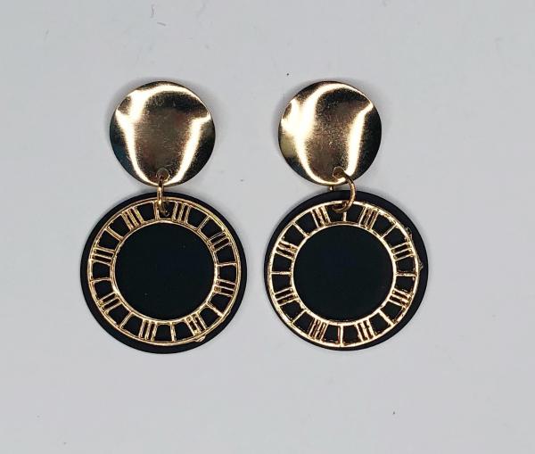 Clock Earrings