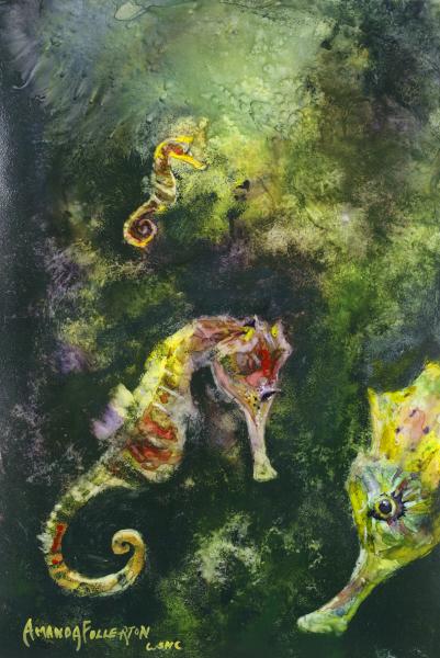 Seahorses -  Digital Reproduction 11 x 14