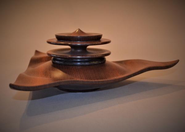 Mahogany/Wenge Trillium Wisdom Box; 12.75” B1882