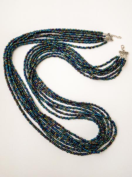 Czech Seed Bead Multi-Strand Necklace picture