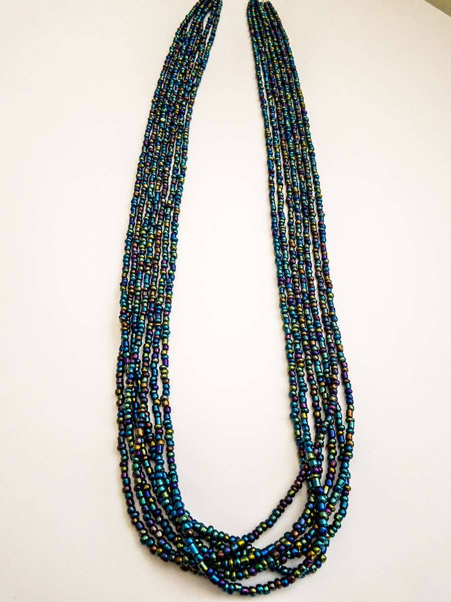 Czech Seed Bead Multi-Strand Necklace picture