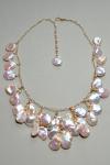 CULTURED WHITE KESHI PEARL NECKLACE