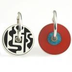 Large Reversible Pinwheel earrings