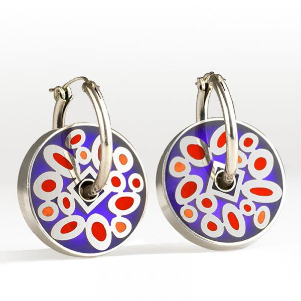 Large Confetti Pinwheel earrings picture