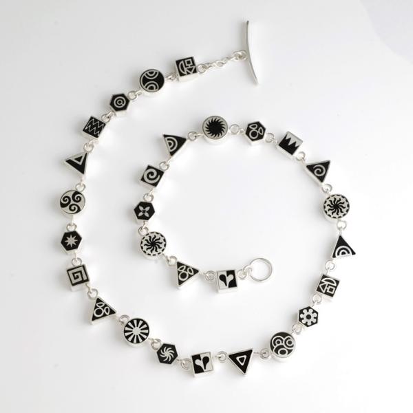 3575 Black Mini Charm Necklace picture