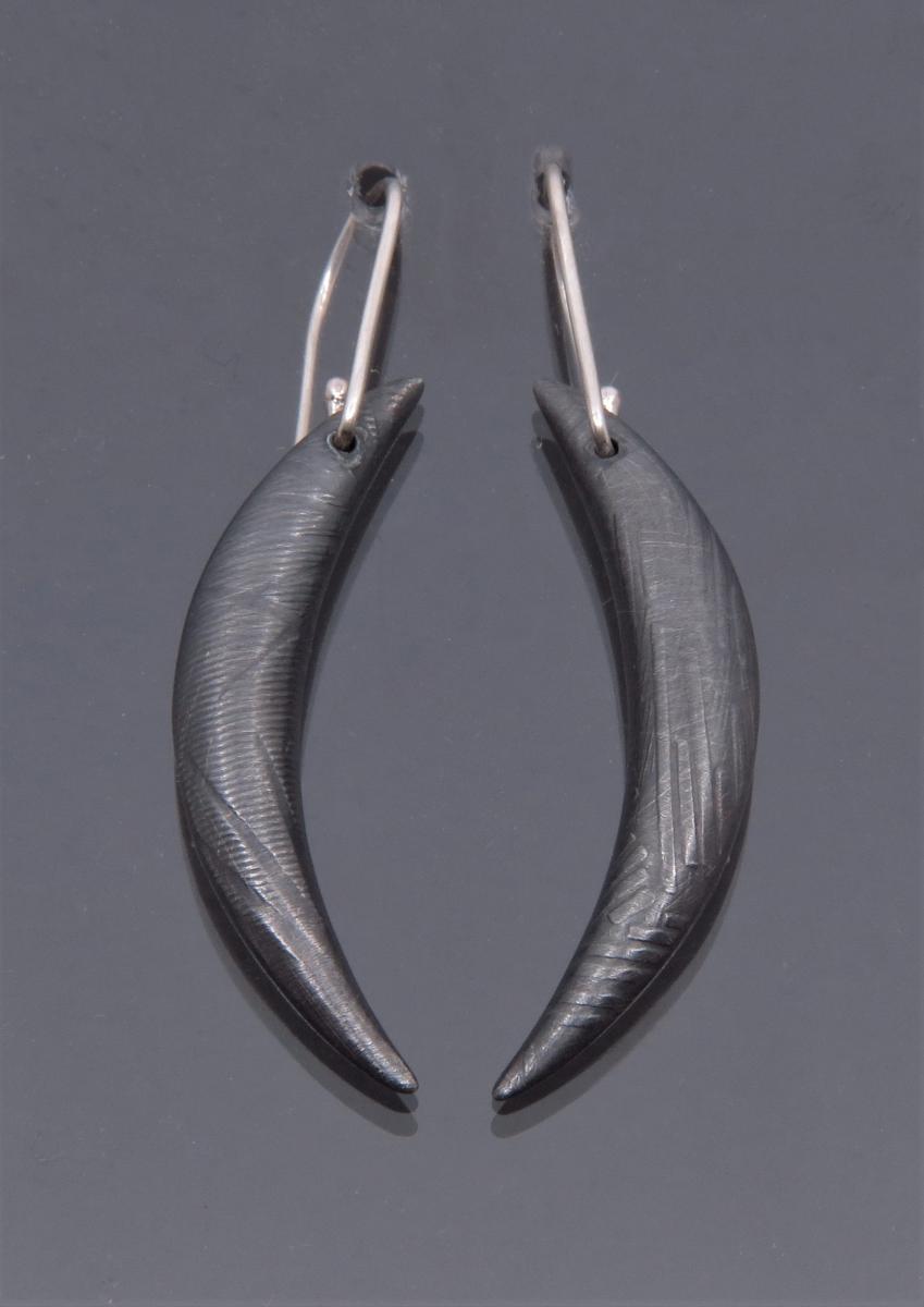 Small Sliver Moon Earrings picture