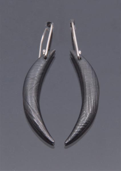 Small Sliver Moon Earrings picture