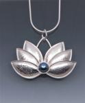 Silver Lotus Pendant