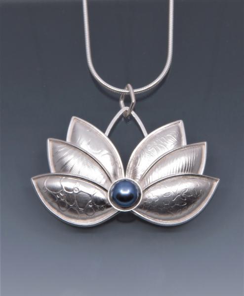 Silver Lotus Pendant picture