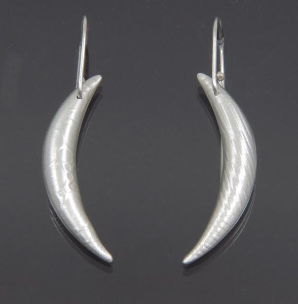 Small Sliver Moon Earrings