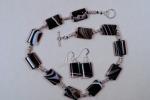 Agate and Silver Necklace