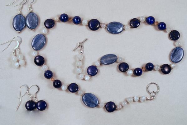 Lapis Lazuli and Kyanite Necklace picture