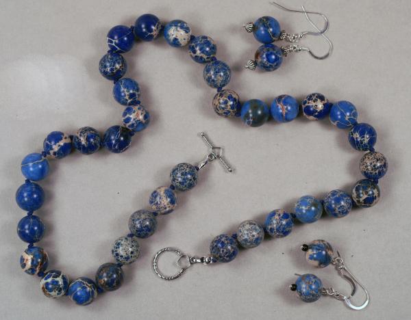Blue Imperial Jasper Necklace