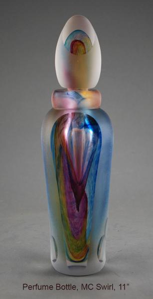 Tall Multicolor Perfume Bottle picture