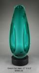 Green Cut Vase