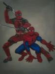 Spiderman/Deadpool Print