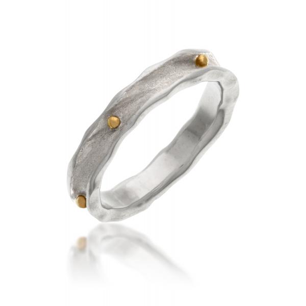 Sterling Silver Round Stack Ring