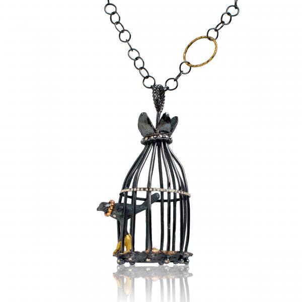 Bird Cage Necklace