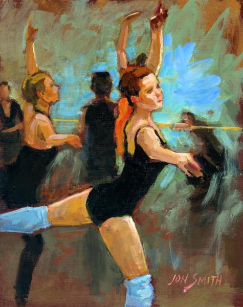 Dance Rehearsal - 8x10 Original Oil