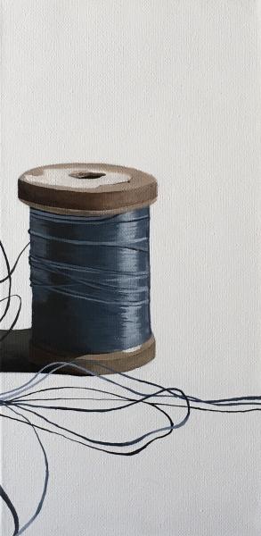 Blue Spool of Thread