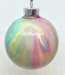 Acrylic pour christmas ornament