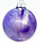 Copy of Acrylic pour christmas ornament