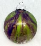 Acrylic pour christmas ornament