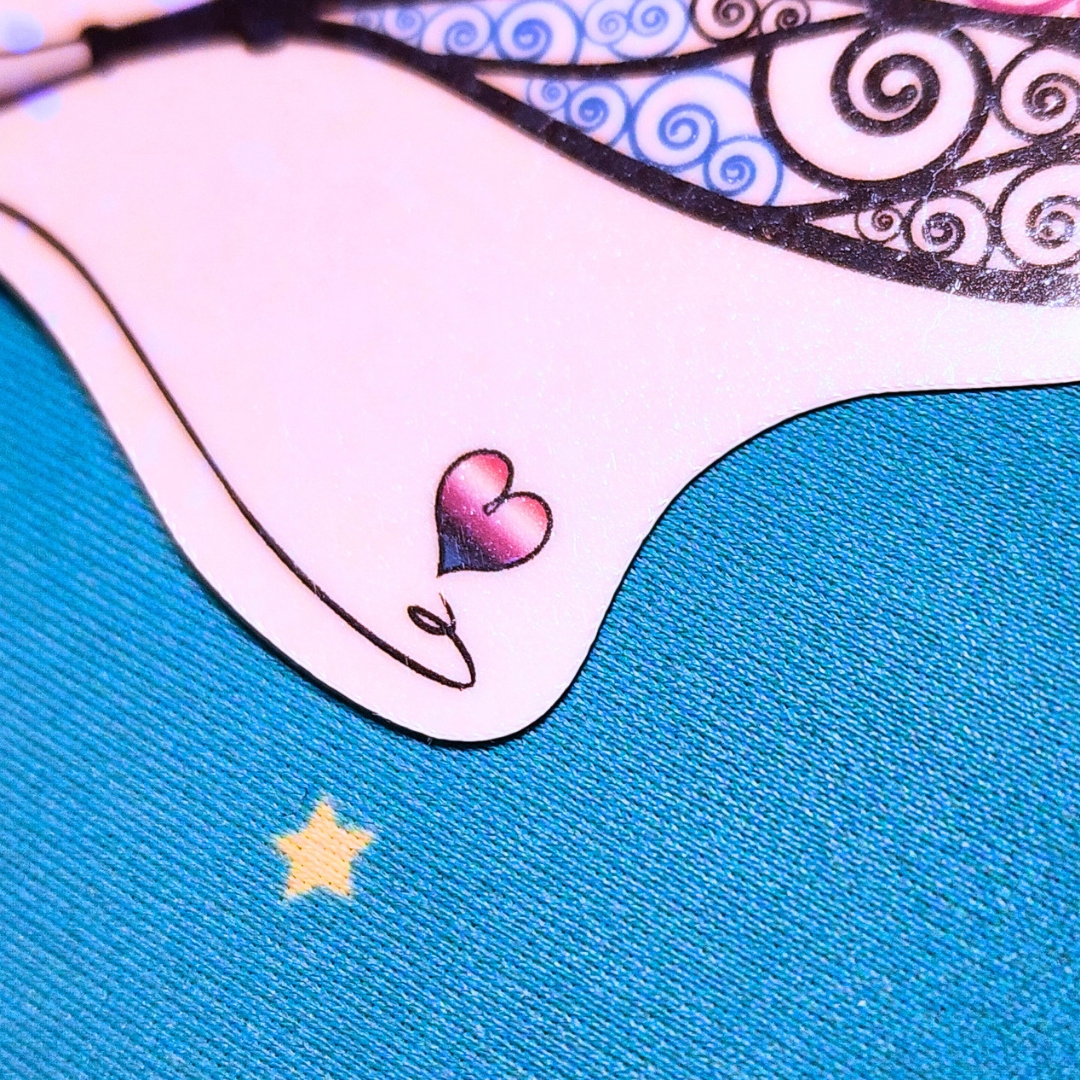 Genderfluid Sticker, LGBTQIA+ Sticker, Pride Sticker, Fantasy, Writing, Journaling & Book Lover picture