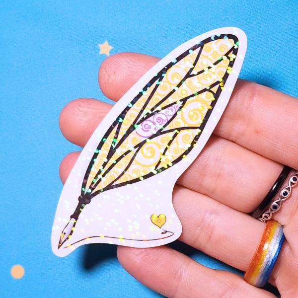 Intersex Sticker, LGBTQIA+ Sticker, Pride Sticker, Fantasy, Writing, Journaling & Book Lover
