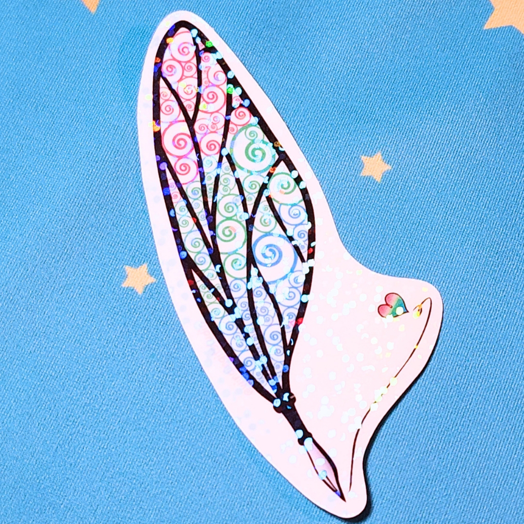 Polysexual Sticker, LGBTQIA+ Sticker, Pride Sticker, Fantasy, Writing, Journaling & Book Lover picture