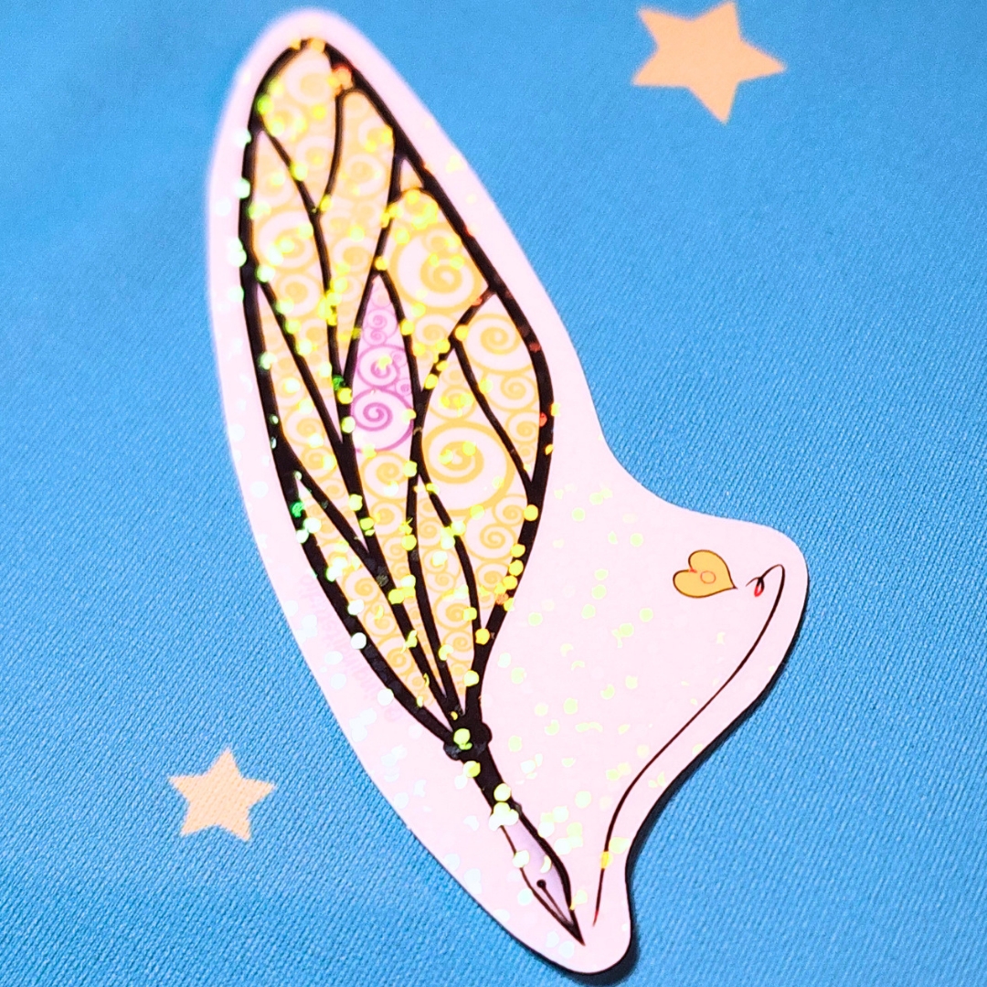 Intersex Sticker, LGBTQIA+ Sticker, Pride Sticker, Fantasy, Writing, Journaling & Book Lover picture