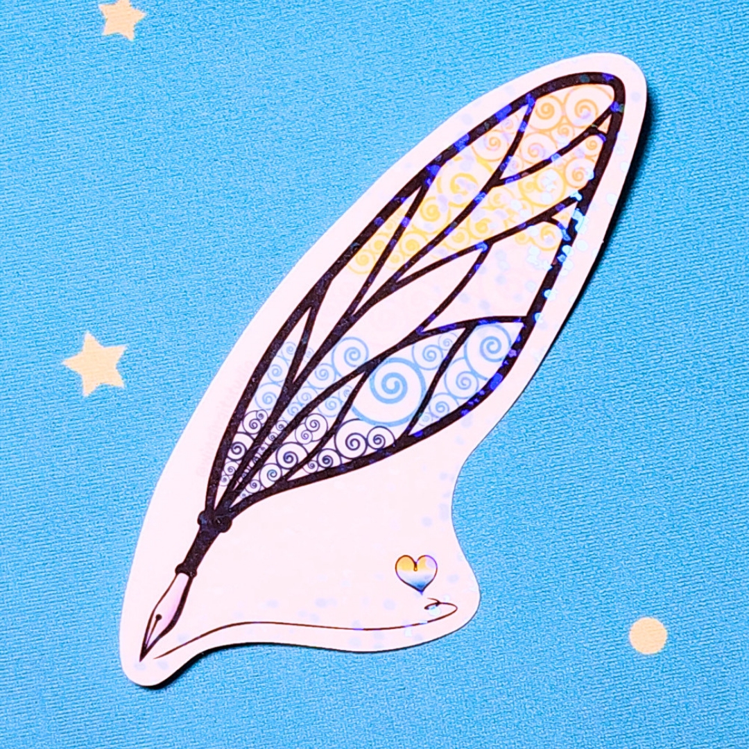 Aroace Sticker, LGBTQIA+ Sticker, Pride Sticker, Fantasy, Writing, Journaling & Book Lover picture