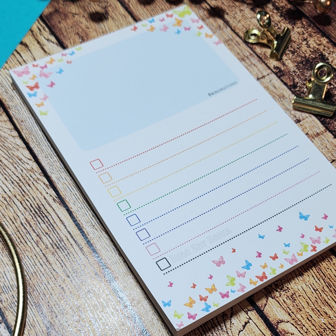 Read Gay Books Butterfly Notepad picture