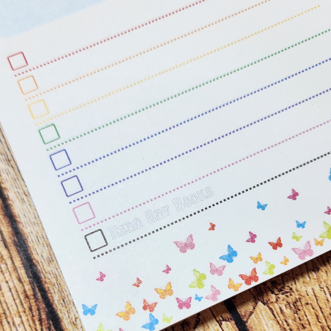 Read Gay Books Butterfly Notepad picture
