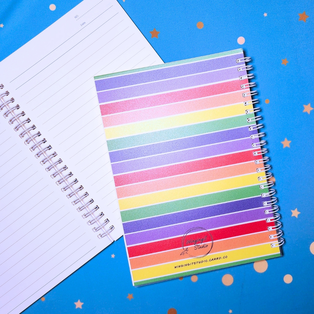 Rainbow Pride Sheep - Lined Notebook picture