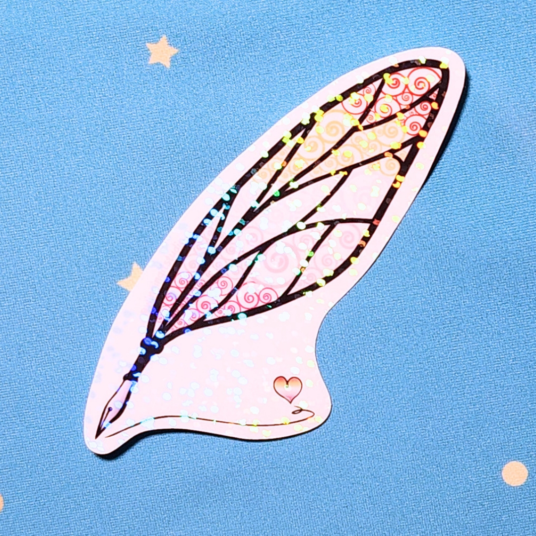 Lesbian Sticker, LGBTQIA+ Sticker, Pride Sticker, Fantasy, Writing, Journaling & Book Lover picture