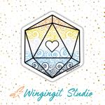 Aroace Sticker, D20 Sticker, LGBTQIA+ Sticker, DND, Pride Sticker