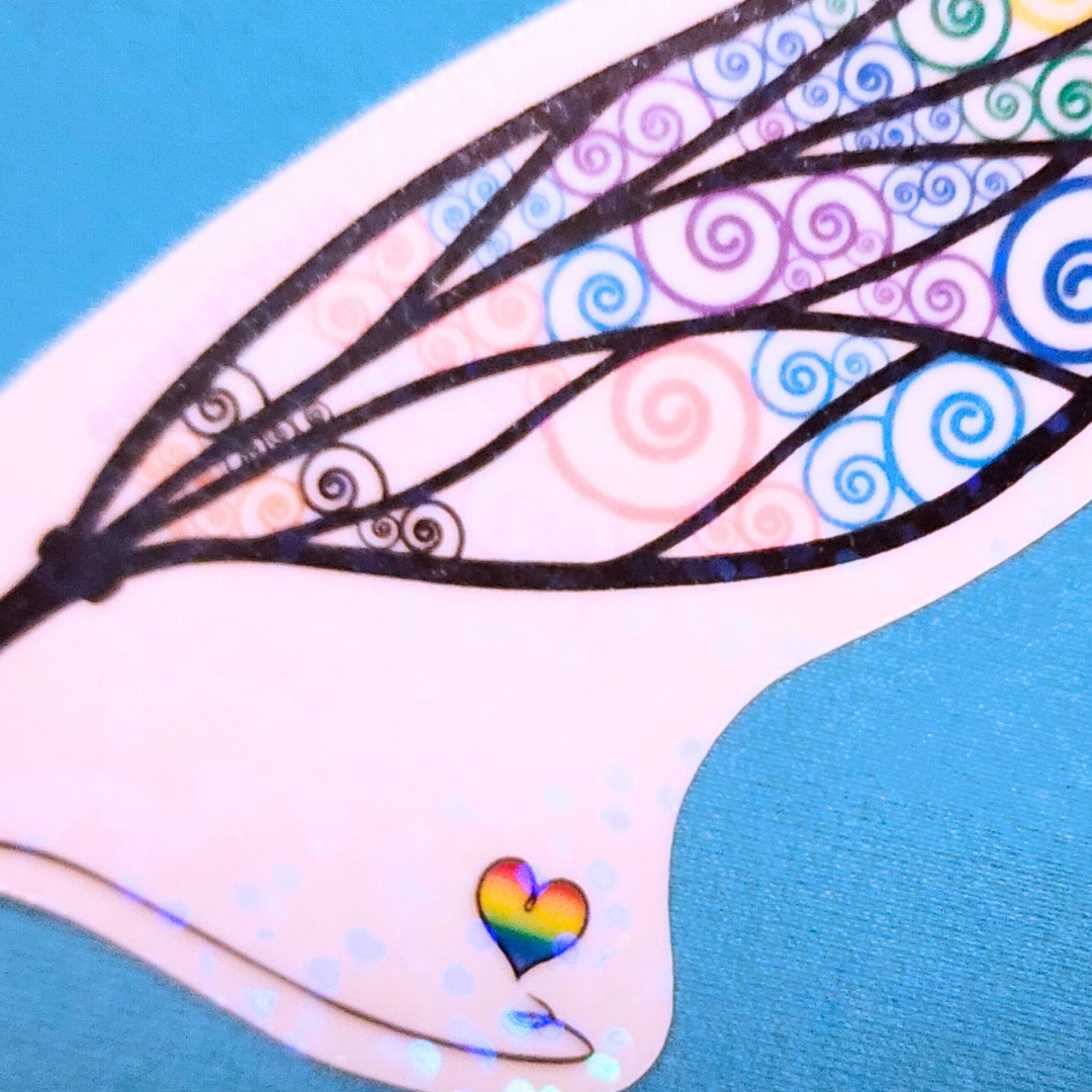Pride Sticker, LGBTQIA+ Sticker, Pride Sticker, Fantasy, Writing, Journaling & Book Lover picture