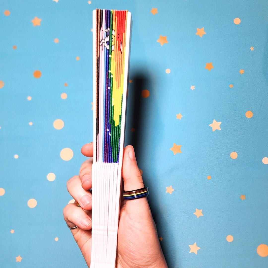 Rainbow Sheep - Foldable Hand Fan picture